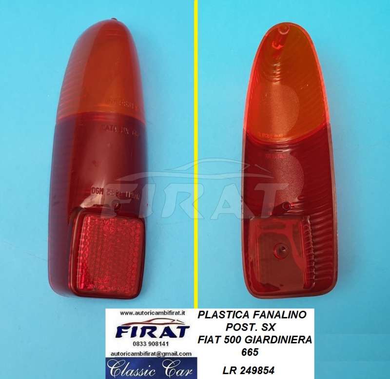 PLASTICA FANALINO FIAT 500 GIARDINIERA POST.SX (665)
